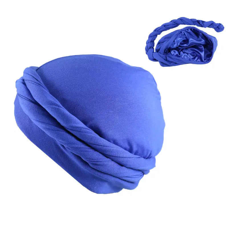 Solid Satin Lined Turban